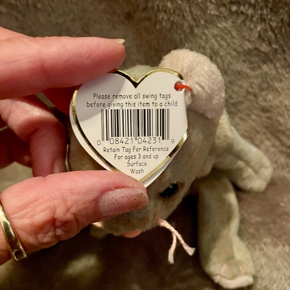 RARE Ty Beanie Baby Scat EXCELLENT CONDITION 1999/1998 w/ PE pellets & tag e… - Picture 3 of 5